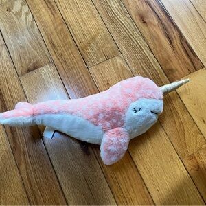 Mary Meyer pink and gold narwhal - like new! Very soft!